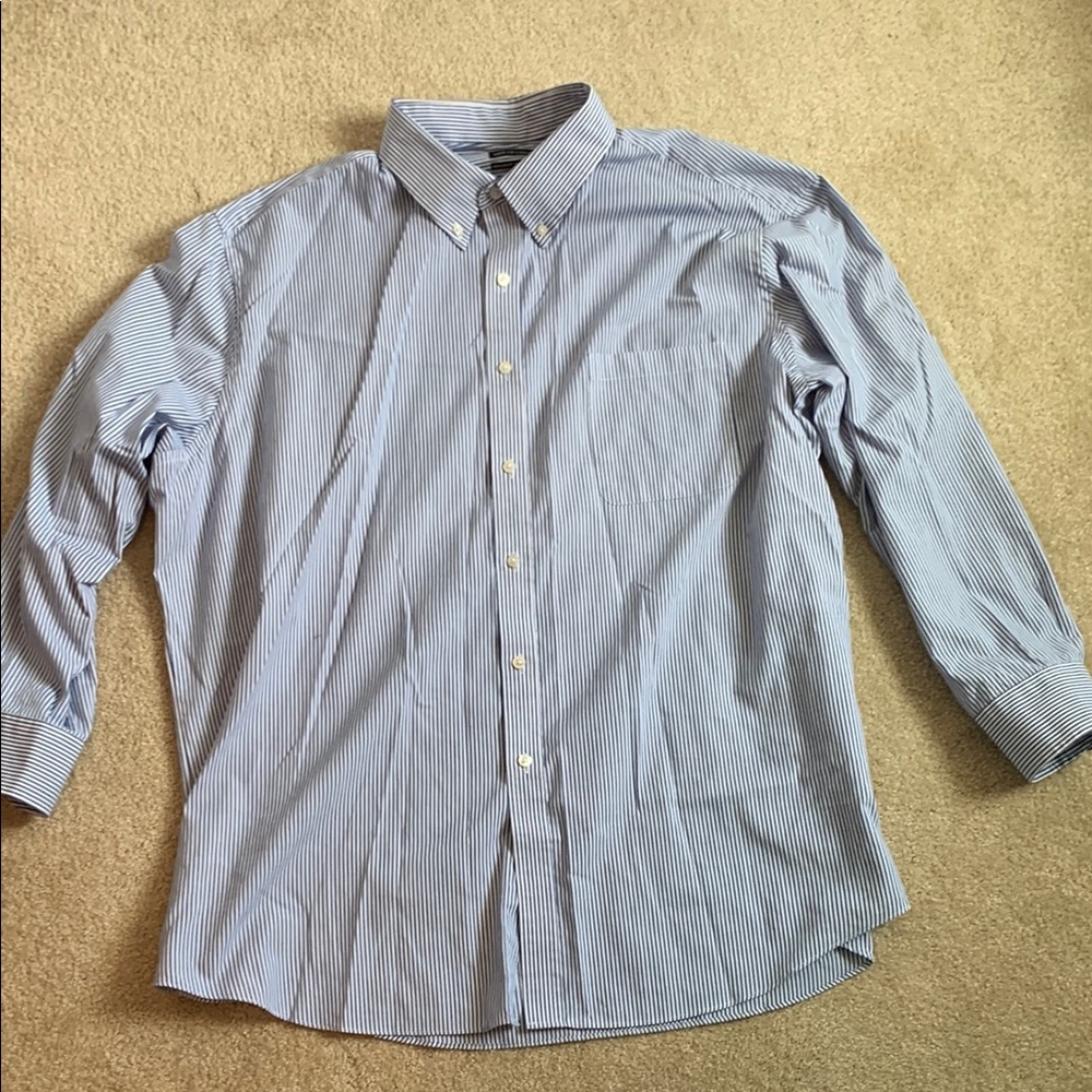 Van Heusen Blue and White Lightweight Casual Shirt